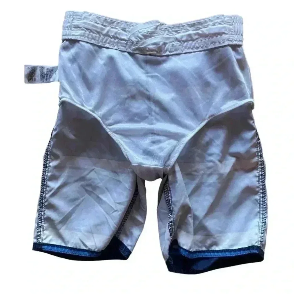 Old Navy Blue White Stripes Boys Summer Swimming Short Board Pants SZ M # 1205
